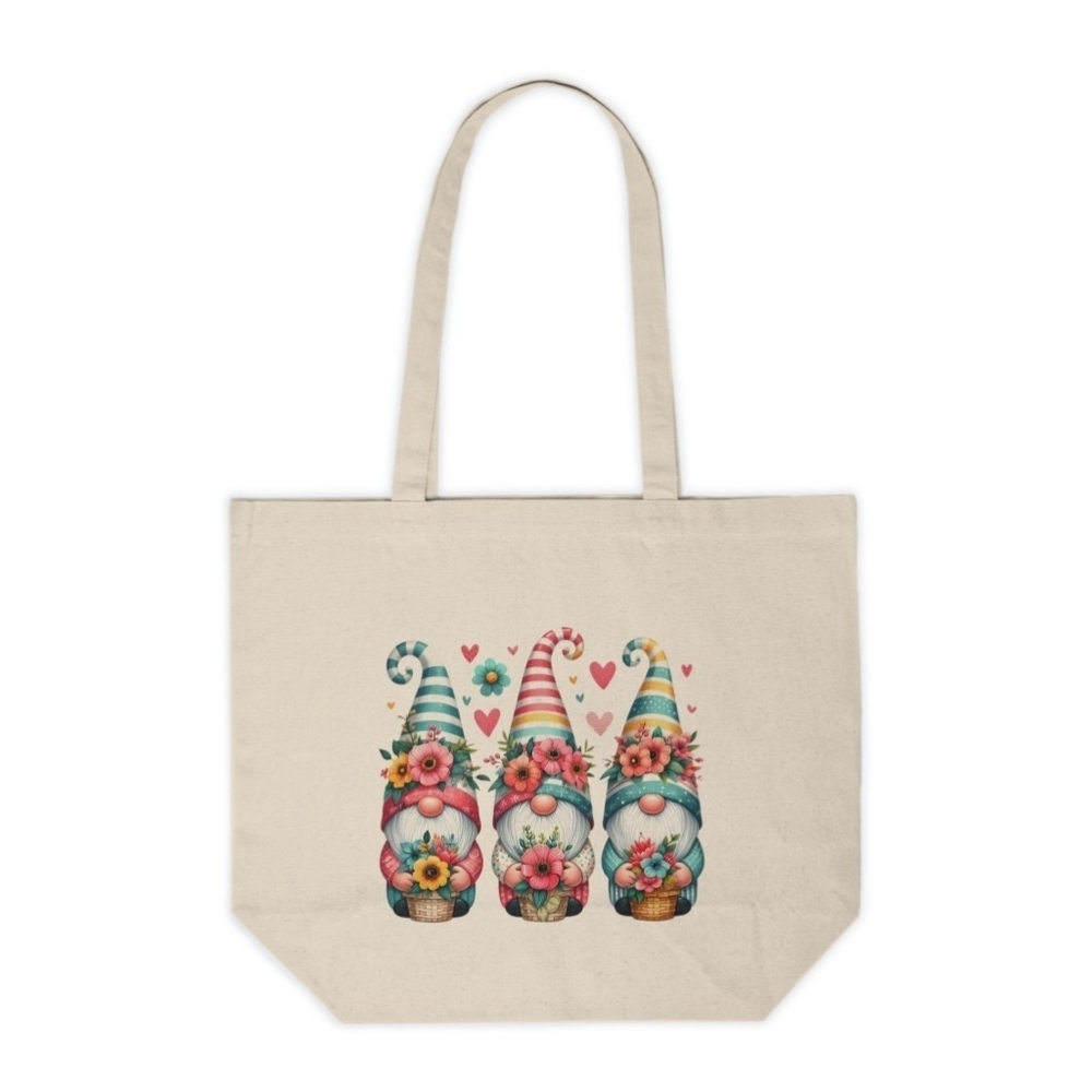 Garden Gnome Custom Canvas Tote Bag